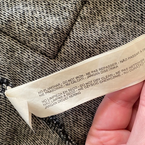 Zara Women’s Open Front Tweed Jacket Faux Leather Trim Gray Size M - Picture 11 of 12